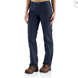 NWT Carhartt Women’s Rugged Flex Loose Fit Canvas Work Pant Size 16 S